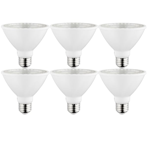 Sunlite LED PAR30 Short Neck Flood Lght, 9W, 75W Equiv, 750 Lumens, E26, Dimmable, 2700K Warm Wht, 6PK 40979-SU - main
